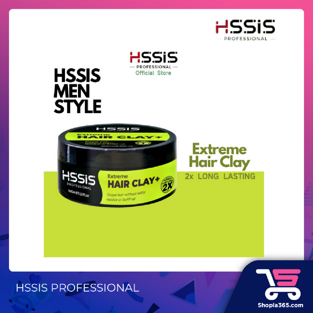 (WHOLESALE) HSSIS PROFESSIONAL EXTREME STYLING HAIR CLAY 100ML