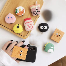 Load image into Gallery viewer, Cartoon Cute Animal Folding Mobile Phone Grip Holder Socket Pocket Support for IPone Finger Ring Griptok Expanding Stand
