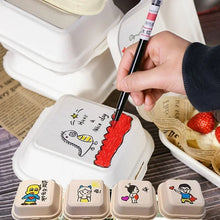Load image into Gallery viewer, 10/20pcs Disposable Biodegradable Bento Food Containers Baking Dessert Cake Bowl Burger Snack Boxes Microwavable Home Lunchbox
