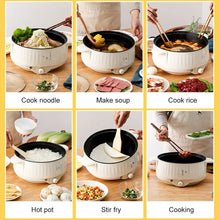 Load image into Gallery viewer, 220V Multi Cookers Single/Double Layer Electric Pot 1-2 People Household Non-stick Pan Hot Pot Rice Cooker Cooking Appliances
