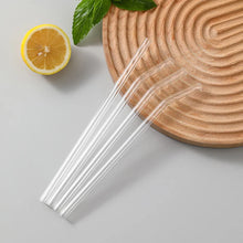 Load image into Gallery viewer, 3282 High Borosilicate Glass Straws Eco Friendly Reusable Drinking Straw for Cocktails Bar Accessories Straws with Brushes
