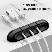 Load image into Gallery viewer, USB Cable Organizer Silicone Winder USB Charging Cable Organizer Holder For Mouse Keyboard Headphone Wire Organizer Clips Cord
