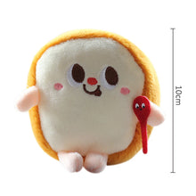 Load image into Gallery viewer, Hamburg Hot Dog Fries Bread Drumsticks Plush Pendant Keychain Creative Cartoon Bag Decoration Car Key Accessories For Girl Gift
