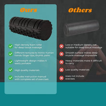Load image into Gallery viewer, 33cm Fitness Foam Roller Yoga Massage Roller EPP High Density Body Massager Muscle Therapy Pilates Exercises Gym Home

