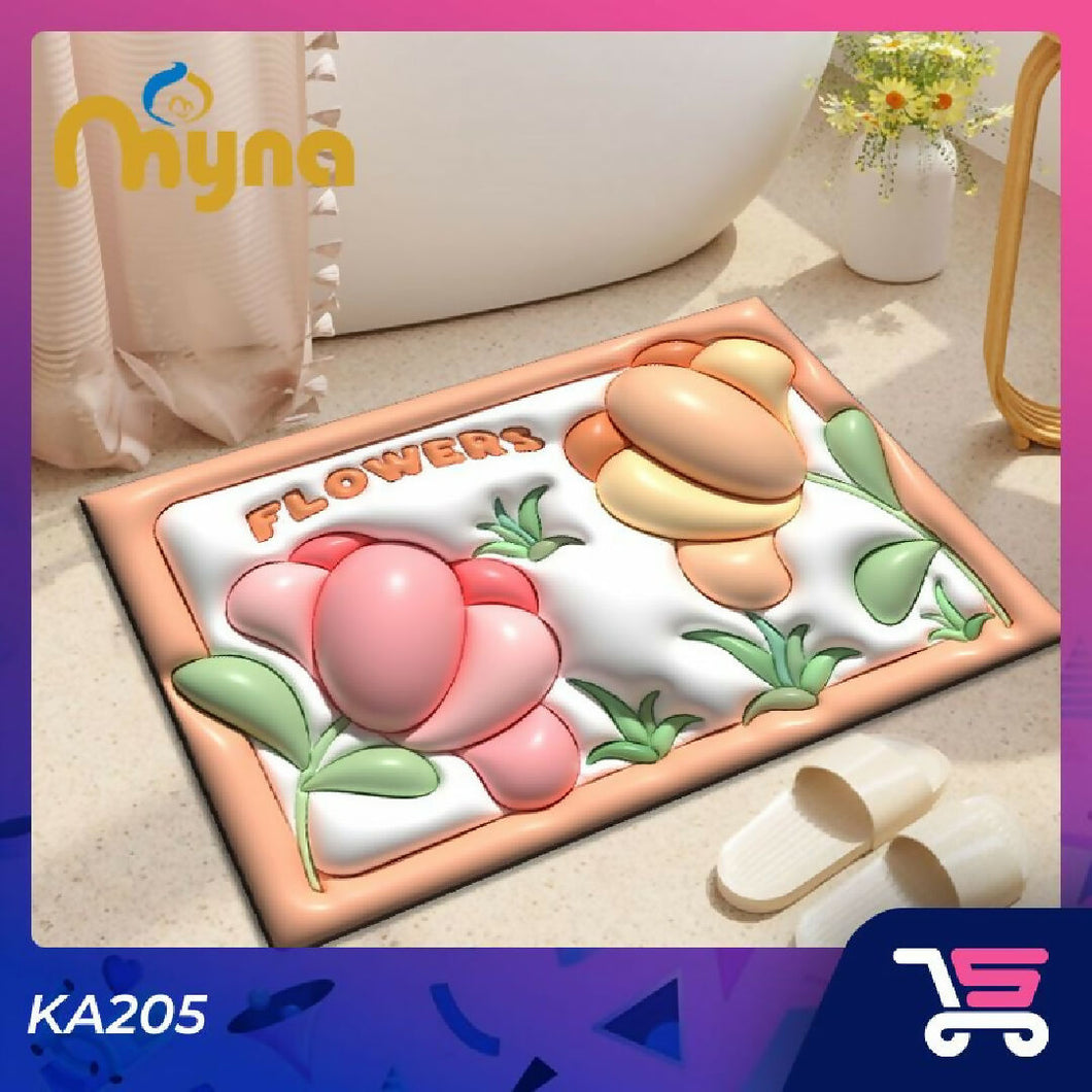 2024 New Design Diatom Mud Bathroom Mat