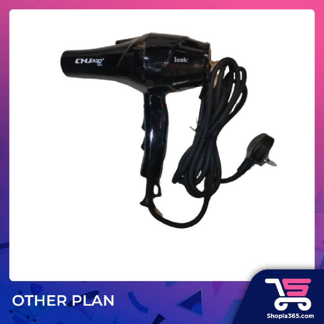 CHU PRO PROFESSIONAL HAIR DRYER (BLACK COLOR) (Wholesale)