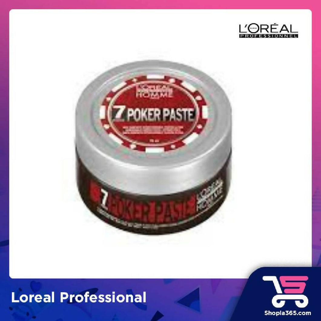 (WHOLESALE) LOREAL STYLING HOMME POKER PASTE 75ML