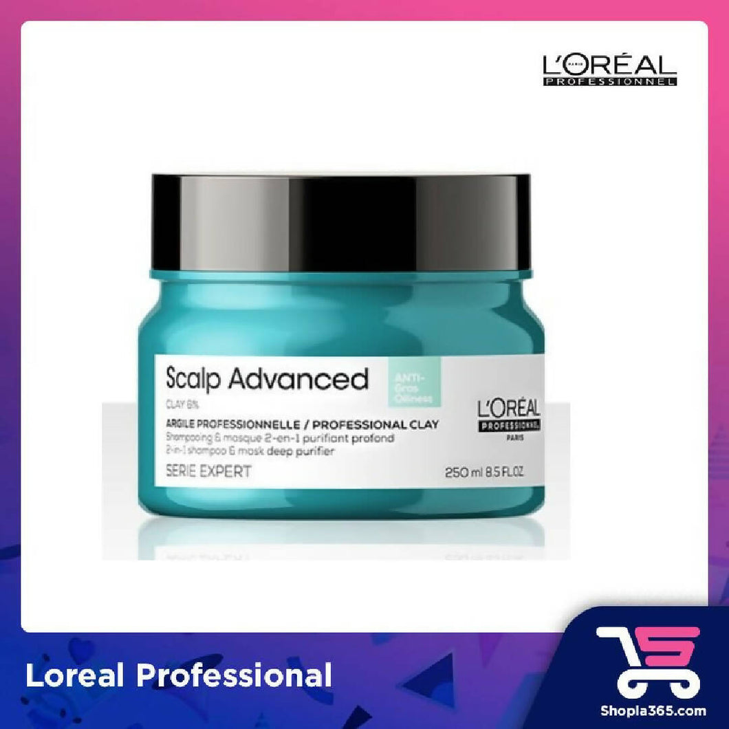 LOREAL SCALP ADVANCED ANTI-OILINESS 2-IN 1 DEEP PURIFIER CLAY 250ML (Wholesale)