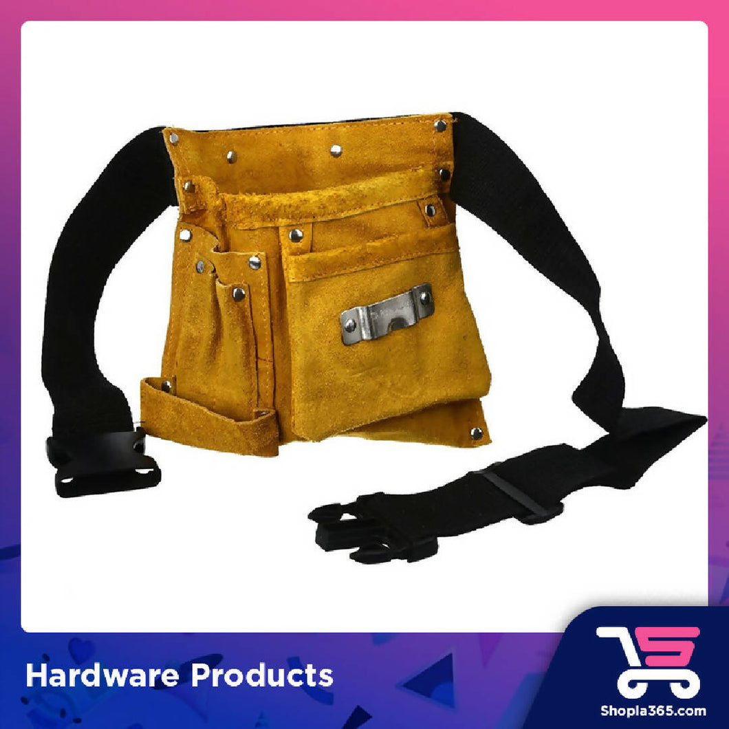 Leather Hardware Tools Pouch Bag