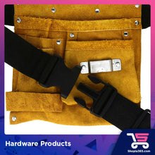 Load image into Gallery viewer, Leather Hardware Tools Pouch Bag
