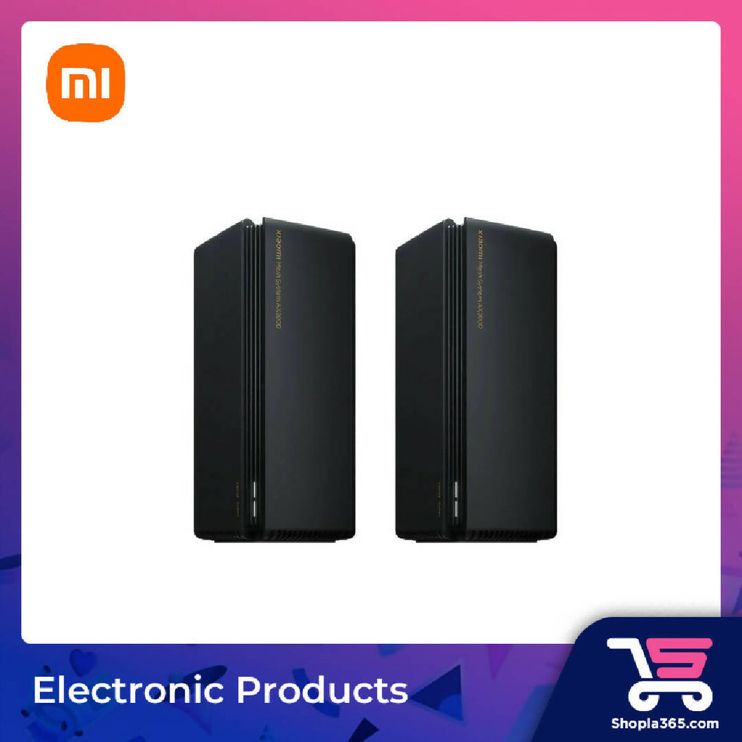 Xiaomi Mesh System AX3000 Router WiFi 6 - 2 Pack (1 Year Warranty by Xiaomi Malaysia)