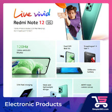 Load image into Gallery viewer, Redmi Note 12 5G 8GB+256GB (1 Year Warranty by Xiaomi Malaysia)
