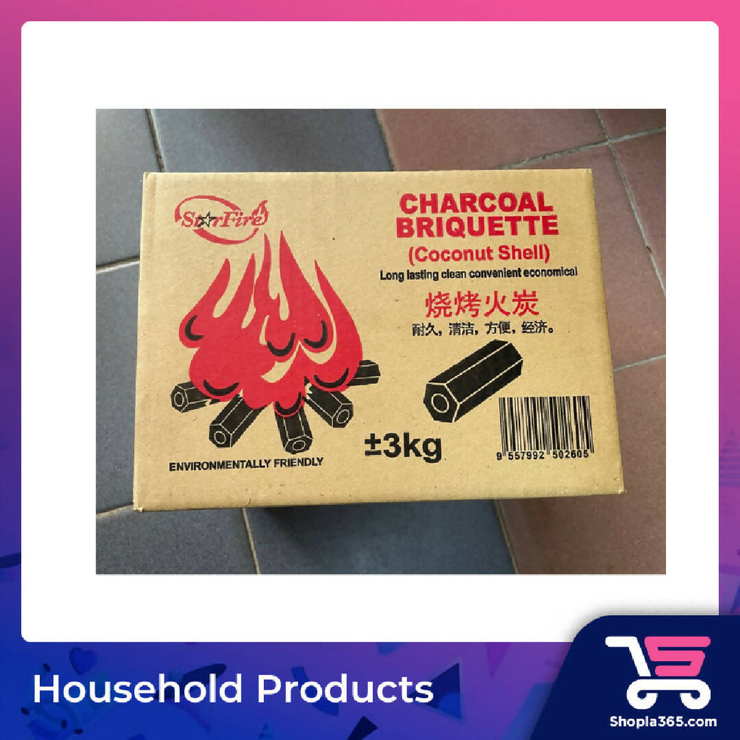(COD) Charcoal Briquettes 3KG