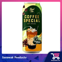 Load image into Gallery viewer, Three Tea Teh C Special / Sarawak 3 Layer Milk Tea by Leaves 240ml x 24 (Caramel / Pandan &amp; Coconut)
